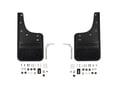 Picture of Truck Hardware Gatorback Black Anodized Ford Oval Mud Flaps - Front Pair - Fits 2023-2027 Ford F-250/F-350