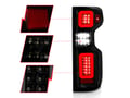 Picture of ANZO Full LED Tail Lights w/ Light Bar Sequential Black Housing Smoke Lens