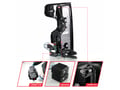 Picture of ANZO Full LED Tail Lights w/ Light Bar Sequential Black Housing Smoke Lens