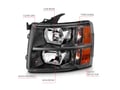 Picture of ANZO Crystal Headlights Black