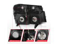 Picture of ANZO Crystal Headlights w/ Light Bar Black Housing 4Pcs