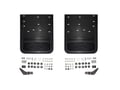 Picture of Truck Hardware Gatorback Black Anodized Ford Oval Mud Flaps - Rear Dually Pair - Fits 2023-2027 Ford F-350/F-450
