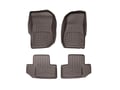 Picture of WeatherTech FloorLiner HP - 1st & 2nd Row (2-pc. Rear Liner) - Cocoa