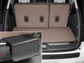 Picture of Weathertech SeatBack HP Cargo Liner w/Bumper Protector - Tan - Behind 3rd Row Seating