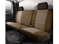 Picture of Fia Oe Custom Seat Cover - Tweed - Taupe - Rear - Split Seat 40/60 - Adjustable Headrests - Built In Center Seat Belt