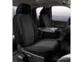 Picture of Fia Oe Custom Seat Cover - Tweed - Charcoal - Front - Split Seat 40/20/40 - Adj. Headrests - Armrest/Storage