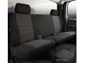 Picture of Fia Oe Custom Seat Cover - Tweed - Rear - Charcoal - Split Seat 60/40 - Solid Backrest - Adjustable Headrests - Built In Center Seat Belt - Crew Cab