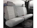 Picture of Fia Oe Custom Seat Cover - Tweed - Rear - Gray - Split Seat 60/40 - Solid Backrest - Adjustable Headrests - Built In Center Seat Belt - Extended Cab