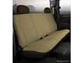 Picture of Fia Seat Protector Custom Seat Cover - Poly-Cotton - Taupe - Rear - Bench Seat - Adjustable Headrests