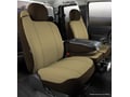 Picture of Fia Seat Protector Custom Seat Cover - Poly-Cotton - Taupe - Front - Split Seat 40/20/40 - Adjustable Headrests - Built In Seat Belts - Fixed Backrest On 20 Portion