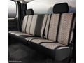 Picture of Fia Wrangler Custom Seat Cover - Rear - Black - Split Seat - 40/60 w/Adjustable Headrests - Built In Center Seat Belt - Fold Flat Backrest