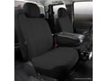Picture of Fia Seat Protector Custom Seat Cover - Poly-Cotton - Black - Front - Split Seat 40/20/40 - Built In Seat Belts - Armrest