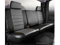 Picture of Fia LeatherLite Custom Seat Cover - Rear Seat - 60 Driver/ 40 Passenger Split Bench - Gray/Black