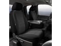 Picture of Fia Oe Custom Seat Cover - Tweed - Front - Charcoal - Split Seat - 40/20/40 - Built In Seat Belts - Side Airbags - w/o Upper/Lower Center Storage Compartments - Non-Removable Headrests