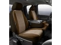 Picture of Fia Oe Custom Seat Cover - Tweed - Front - Taupe - Split Seat - 40/20/40 - Built In Seat Belts - Side Airbags - w/o Upper/Lower Center Storage Compartments - Non-Removable Headrests