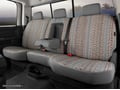Picture of Fia Wrangler Custom Seat Cover - Saddle Blanket - Gray - Rear - Split Seat 60/40 - Adj. Headrests - Center Seat Belt - Armrest w/Cup Holder - Fold Flat Backrest - Headrest Cover