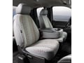 Picture of Fia Wrangler Custom Seat Cover - Saddle Blanket - Gray - Front - Split Seat 40/20/40 - Adj. Headrests - Armrest/Storage - Cushion Has Molded Plastic Organizer Attached - Headrest Cover