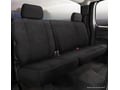 Picture of Fia Wrangler Solid Seat Cover - Rear - Black - Second Row - Split Seat - 60/40 - Adjustable Headrests - Built In Center Seat Belt