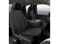 Picture of Fia Wrangler Solid Seat Cover - Front - Black - Split Seat - 40/20/40 - Rem. Headrest - Side Air Bags - Cntr Armrest/Storage - Cntr Cush Comp w/Molded Plastic Org.