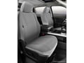 Picture of Fia Wrangler Solid Seat Cover - Front - Bucket Seats - w/Non-Removable/Adjustable Headrests - Side Airbags - Gray