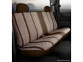 Picture of Fia Wrangler Custom Seat Cover - Saddle Blanket - Brown - Front - Bench Seat - Cushion Cut Out