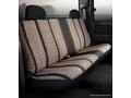 Picture of Fia Wrangler Custom Seat Cover - Saddle Blanket - Black - Front - Split Backrest 50/50 Solid Cushion