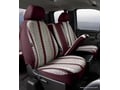 Picture of Fia Wrangler Custom Seat Cover - Saddle Blanket - Wine - Front - Split Seat 40/20/40 - Adj. Headrests - Armrest/Storage - Cushion Storage - Crew Cab - Regular Cab