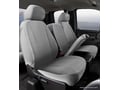 Picture of Fia Wrangler Solid Seat Cover - Front - Gray - Split Seat - 40/20/40 - Adj. Headrests - Side Airbags - Center Armrest/Storage Comp. w/Cup Holder - Center Cushion Comp.