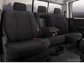 Picture of Fia Wrangler Solid Seat Cover - Rear - Black - Split Seat 40 Driver/60 Passenger w/Adjustable Head Rests/Armrest/Storage Compartment w/Cupholder