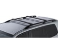 Picture of Rhino-Rack Roof Rack wtih Vortex Stealth Bars - 2 Black Bars - w/Roof Rails - Excl. Z71 models