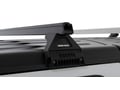 Picture of Rhino Rack Roof Rack w/Heavy Duty Bars & RL110 Legs - 2 Black Bars - 4 Door Model Hard Top