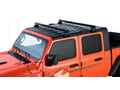 Picture of Rhino Rack Roof Rack w/Heavy Duty Bars & RL110 Legs - 2 Black Bars - 4 Door Model Hard Top