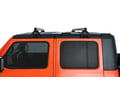 Picture of Rhino Rack Roof Rack w/Heavy Duty Bars & RL110 Legs - 2 Black Bars - 4 Door Model Hard Top