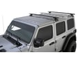 Picture of  Rhino-Rack Roof Rack with Vortex Bars & RCL Legs - 2 Black Bars - JL Model - Hard Top