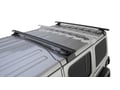 Picture of  Rhino-Rack Roof Rack with Vortex Bars & RCL Legs - 2 Black Bars - JL Model - Hard Top
