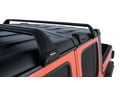 Picture of Rhino-Rack Roof Rack with Vortex Bars & SG Legs - 2 Black Bars - JK & JT Model - 4 Door Hard Top