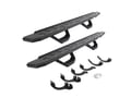 Picture of Go Rhino RB30 Running Board Kit & 1 Pair of Drops Steps - Protective Bedliner Coating - 4 Door