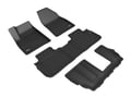 Picture of 3D MAXpider Custom Fit KAGU Floor Mat - Black - 1st, 2nd & 3rd Row