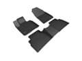 Picture of 3D MAXpider Custom Fit KAGU Floor Mat - Black - 1st & 2nd Row- AWD & Gas Engine Only