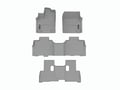 Picture of WeatherTech FloorLiners - Complete Set (1st, 2nd, & 3rd Row) - Grey