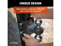 Picture of Curt Deep-Drop Adjustable Trailer Hitch Ball Mount With Dual Ball - 2