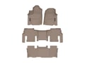 Picture of WeatherTech FloorLiners - Complete Set (1st, 2nd, & 3rd Row) - Tan