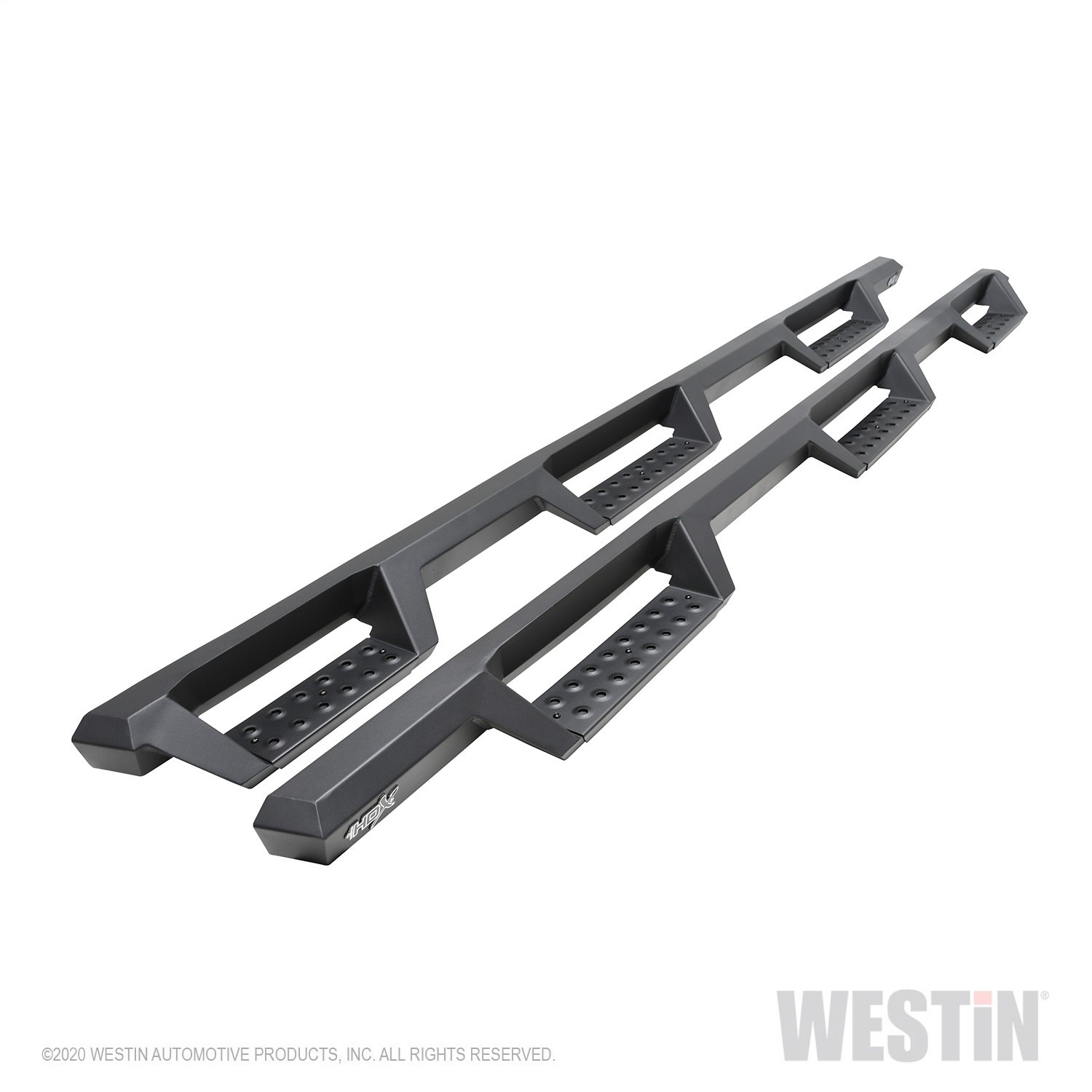 Westin HDX Drop Nerf Step Bars - Black Stainless Steel - Crew Cab - 56-534765  - SharpTruck.com